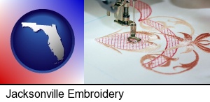 machine embroidery in Jacksonville, FL