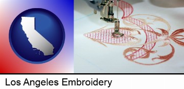 machine embroidery in Los Angeles, CA