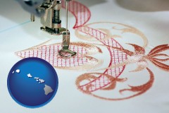 hawaii machine embroidery
