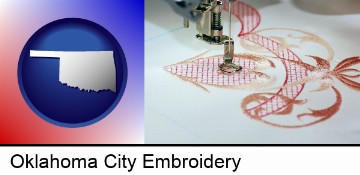 machine embroidery in Oklahoma City, OK