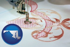 machine embroidery - with MD icon
